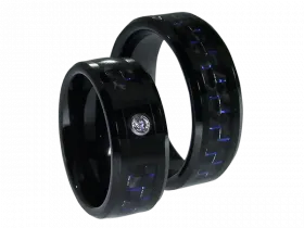 Giselle im Paar (Wolfram mit Carboneinlage)